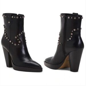 NEW Vince Camuto NANIKSHIE  Studded Leather Boots  563mn